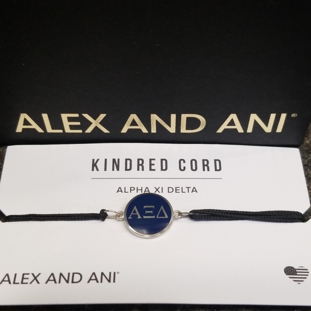 ALEX AND ANI Alpha Xi Delta Kindred Cord Bracelet